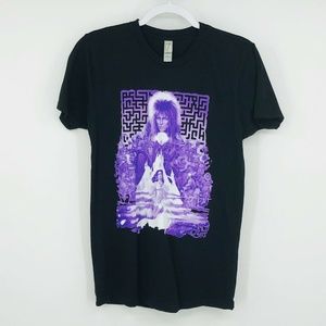 LABYRINTH David Bowie Goblin King Graphic Tee S